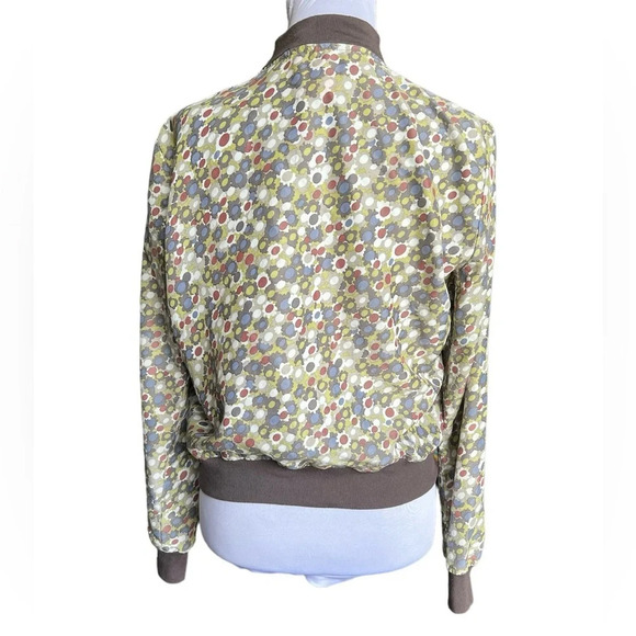 American Apparel Retro Floral Bomber Jacket - Size Medium - Picture 3 of 6
